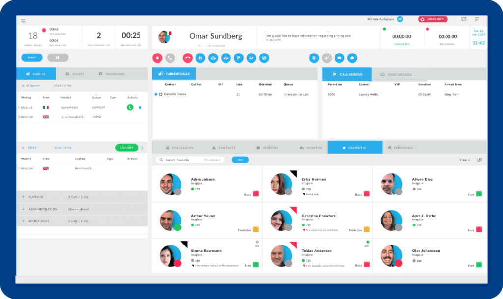 Imagicle Attendant Console for Webex Calling: the operator console you're looking for.