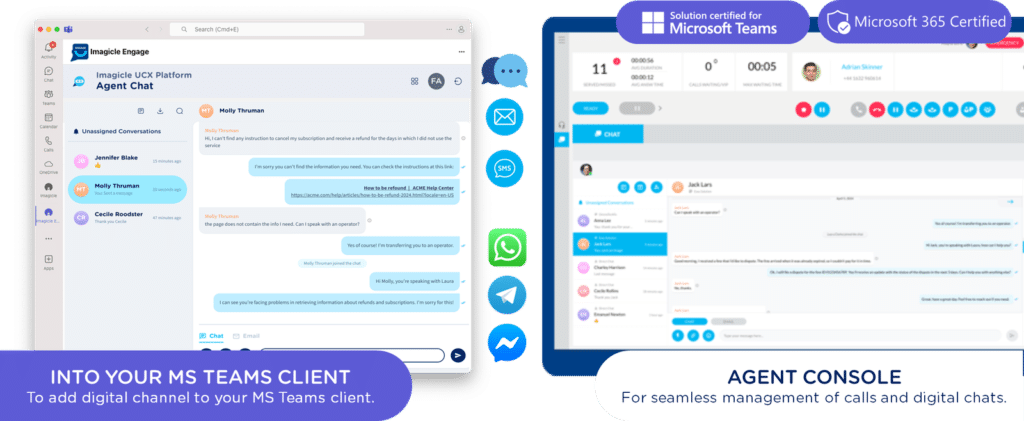 Inbound Contact Center Agent Workspaces by Imagicle